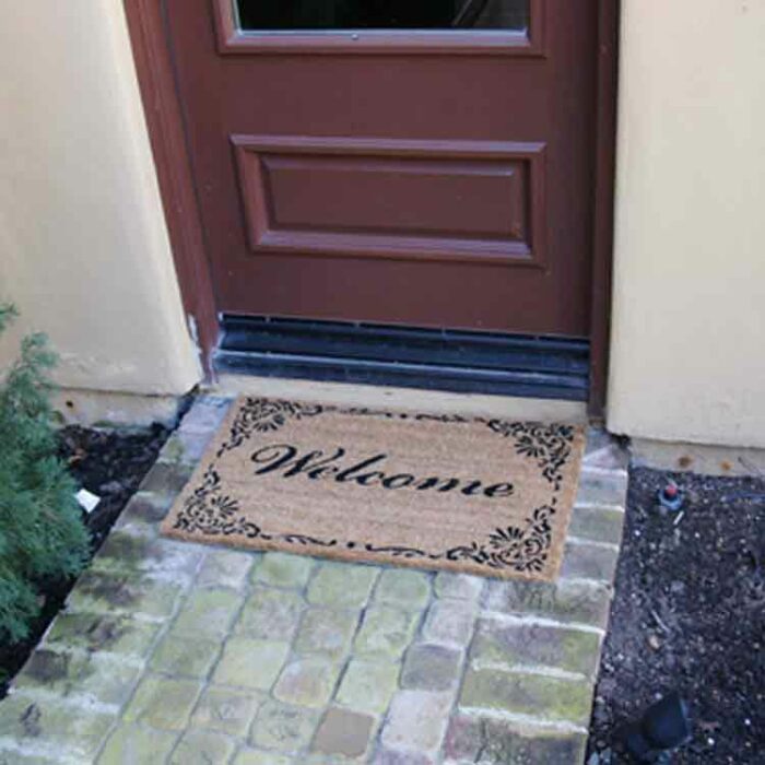 Welcome Mat with a Patriotic Undertone