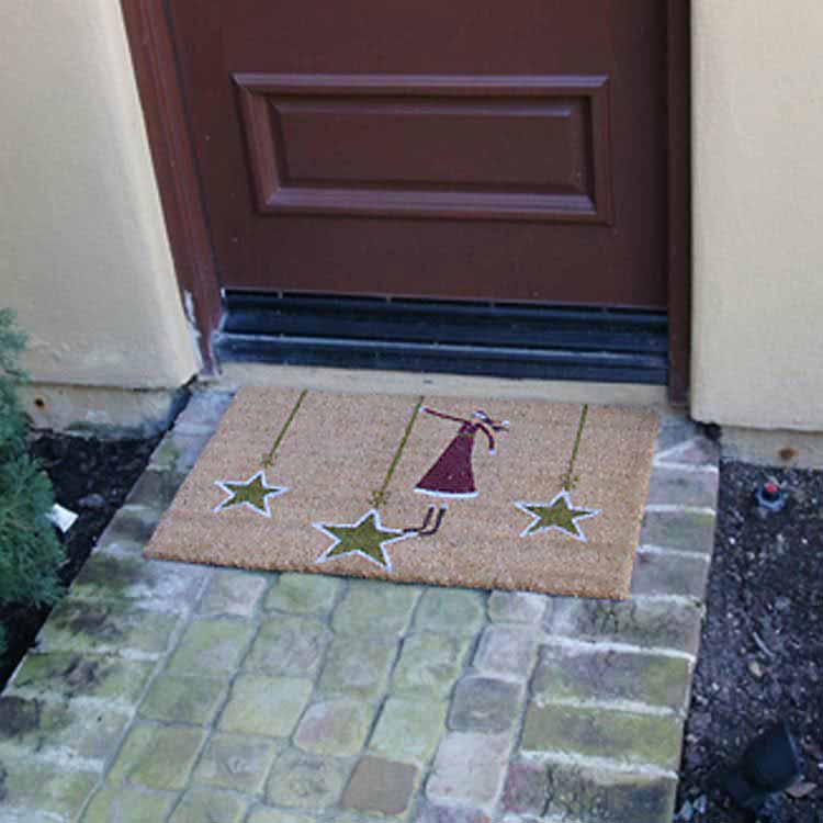 Holiday Door Mats with a Modern Aesthetic