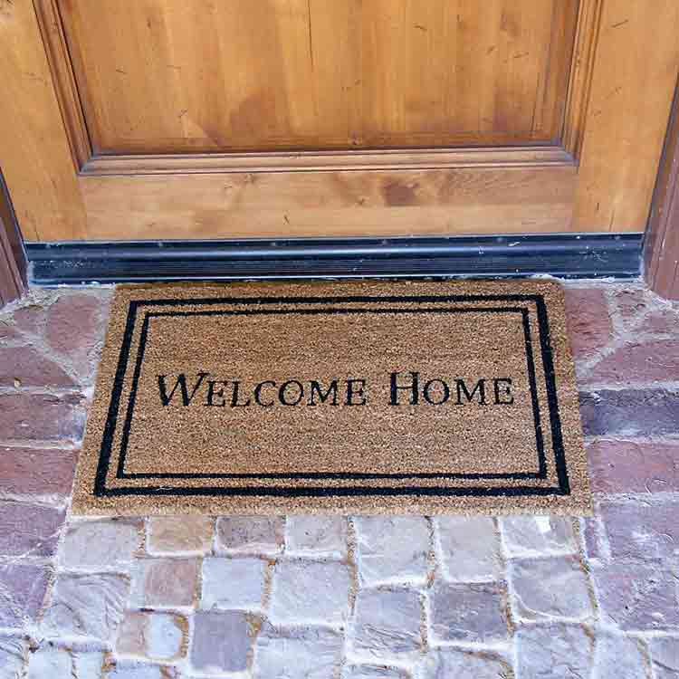 Welcome Home Mats With a Minimalist Design