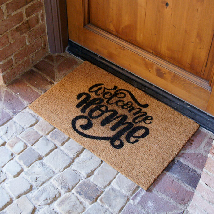 Cute and Curvy - Welcome Home Doormat