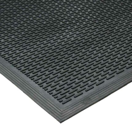 Dura Scraper linear black color rubber door mat