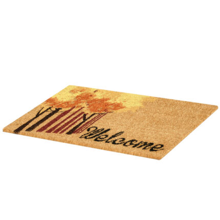 Fall colors welcome mat