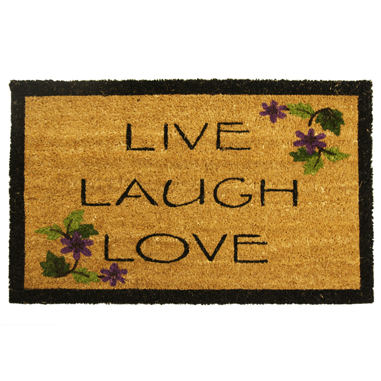 Live Laugh Love Novelty Doormat