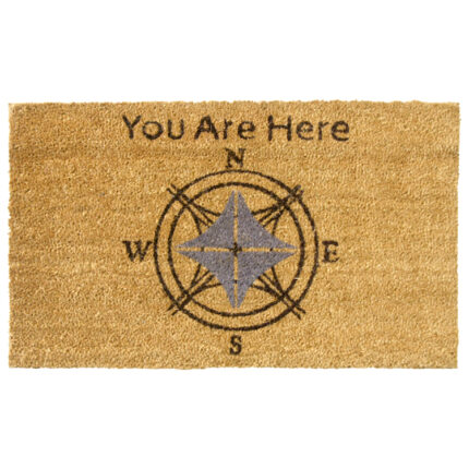 Lost You Are Here Doormat