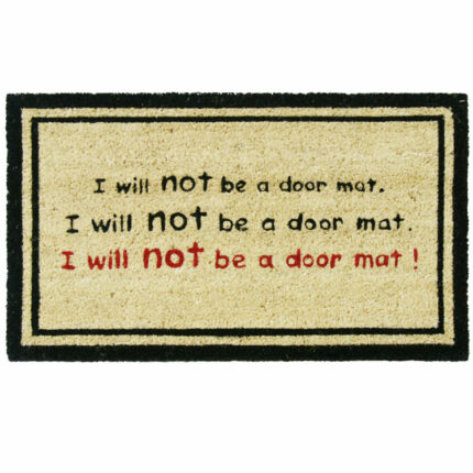 Not A Doormat Funny Doormat