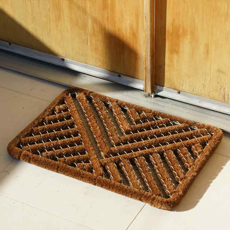 Outdoor Rubber Doormat Heavy Duty Shoes Scraper Floor Door Mat For