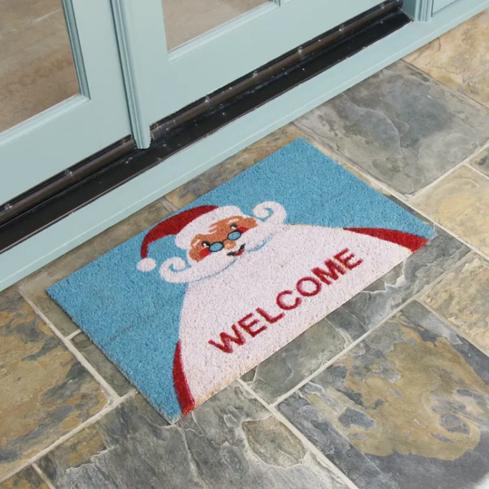 Christmas Doormats with Santa Clause