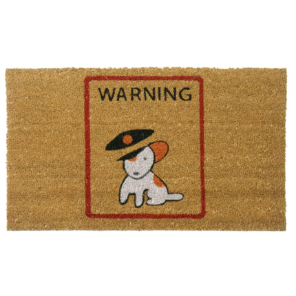 Warning Vicious Puppy Doormat