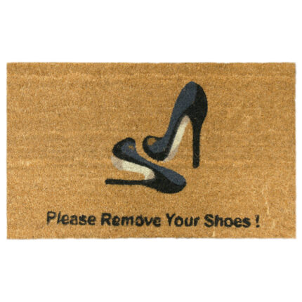 Welcome Please Remove Your Shoes Doormat