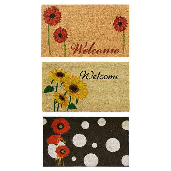 Welcome Floral Doormat Kit