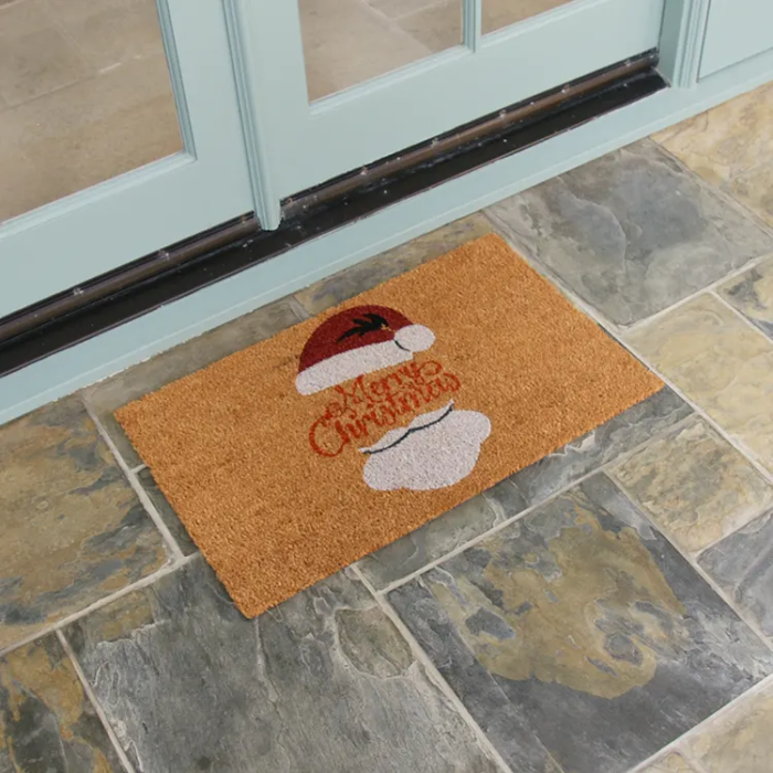 Santa’s Favorite Outdoor Christmas Doormat