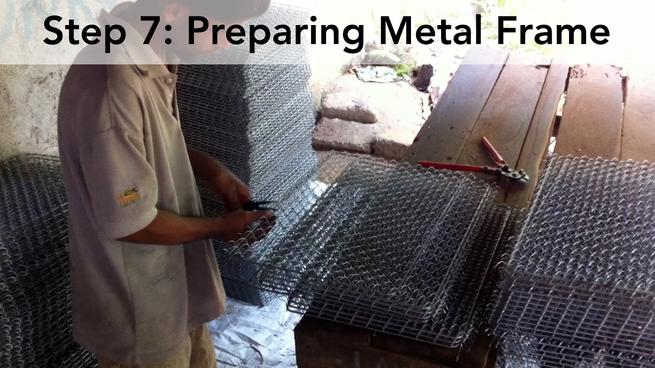 Step 7 Preparing Metal Frame
