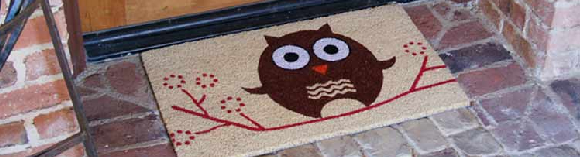 Hooos There Owl Doormat