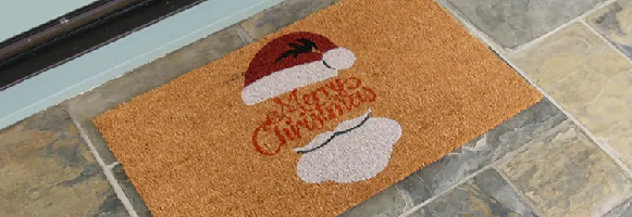 Santa’s Favorite Outdoor Christmas Doormat