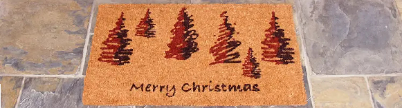 Scottish Fraser Fir Forest – Outdoor Christmas Doormat