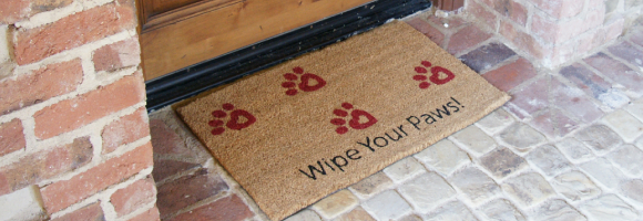 Wipe Your Paws! Doormat