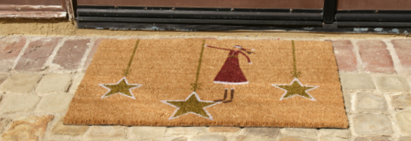 Contemporary Holiday Doormat