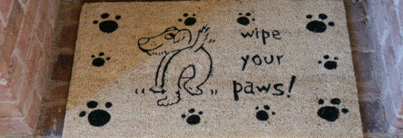 Wipe Your Paws Dog Doormat