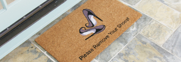Welcome Please Remove your Shoes Doormat