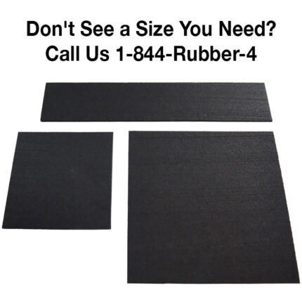 different cut sizes of cut rubber